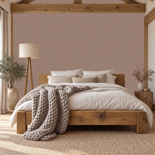 Dutch Wallcoverings Dutch Wallcoverings - Santa Fé Natures Weave Terracotta - Vliesbehang - 10m x 53cm - SA524056