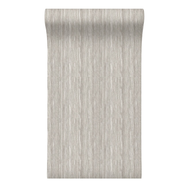 Dutch Wallcoverings Dutch Wallcoverings - Santa Fé Wood Grain Light Grey - Vliesbehang - 10m x 53cm - SA524063