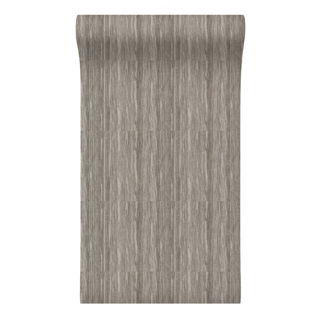 Dutch Wallcoverings Dutch Wallcoverings - Santa Fé Wood Grain Taupe - Vliesbehang - 10m x 53cm - SA524065