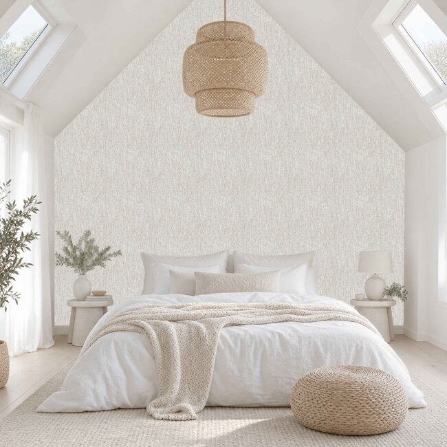 Dutch Wallcoverings Dutch Wallcoverings - Santa Fé Concrete Off White - Vliesbehang - 10m x 53cm - SA524071