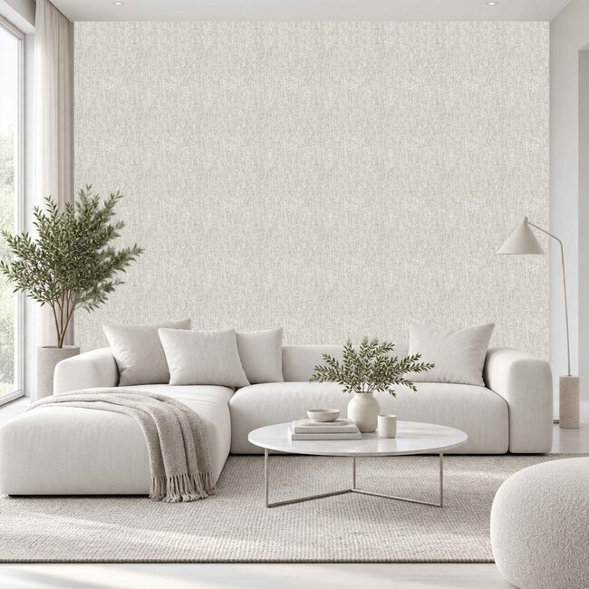 Dutch Wallcoverings Dutch Wallcoverings - Santa Fé Concrete Off White - Vliesbehang - 10m x 53cm - SA524071