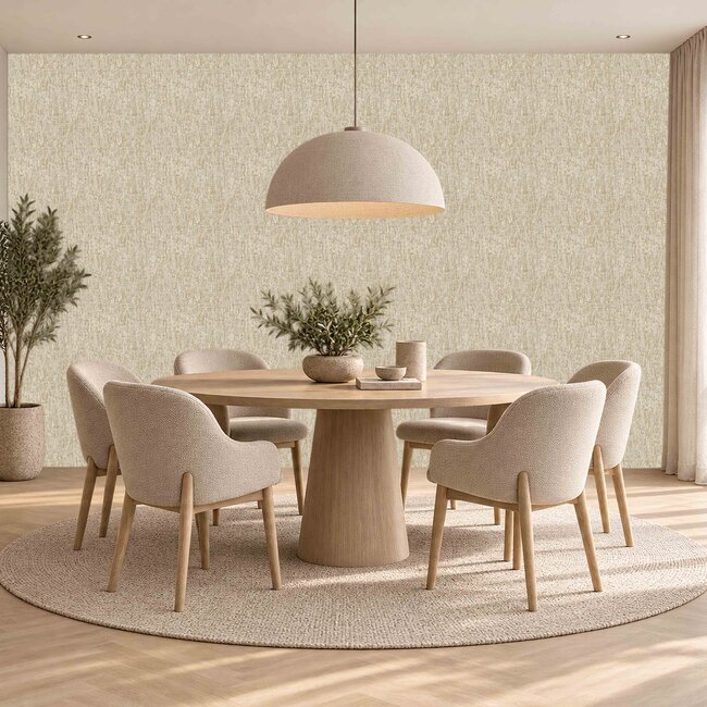 Dutch Wallcoverings Dutch Wallcoverings - Santa Fé Concrete Antique Gold - Vliesbehang - 10m x 53cm - SA524075