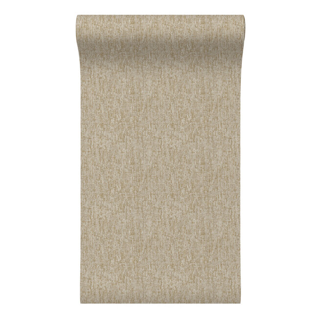 Dutch Wallcoverings Dutch Wallcoverings - Santa Fé Concrete Antique Gold - Vliesbehang - 10m x 53cm - SA524075