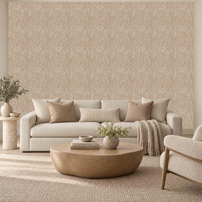 Dutch Wallcoverings Dutch Wallcoverings - Santa Fé Concrete Bronze - Vliesbehang - 10m x 53cm - SA524076