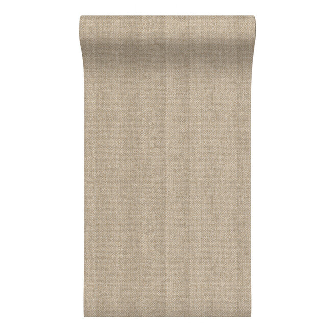 Dutch Wallcoverings Dutch Wallcoverings - Santa Fé Basket Weave Gold - Vliesbehang - 10m x 53cm - SA524094