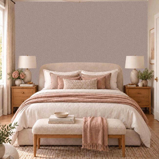 Dutch Wallcoverings Dutch Wallcoverings - Santa Fé Basket Weave Terracotta - Vliesbehang - 10m x 53cm - SA524095