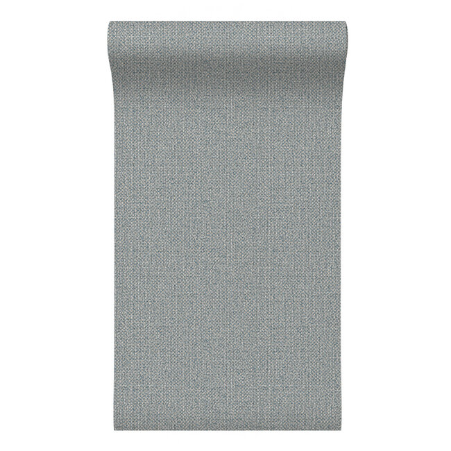 Dutch Wallcoverings Dutch Wallcoverings - Santa Fé Basket Weave Blue - Vliesbehang - 10m x 53cm - SA524097