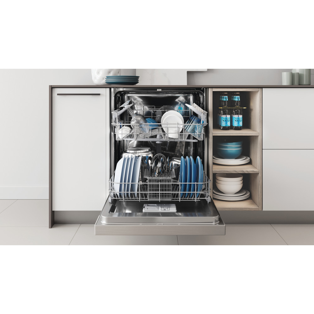 Indesit DBE 2B19 A X Half geïntegreerde vaatwasser