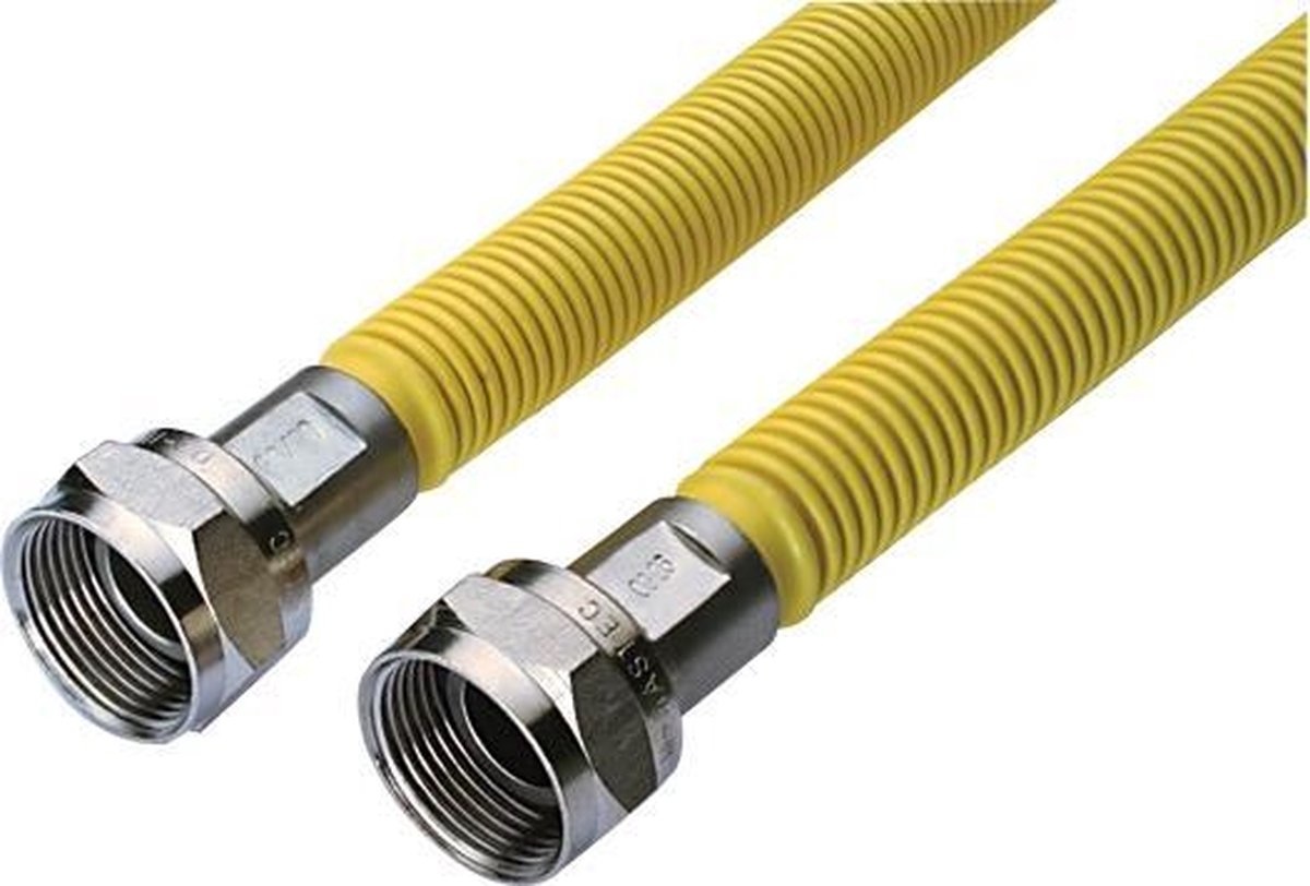 Raminex gasslang ecoflex 80cm RVS (voor inbouw apparatuur)