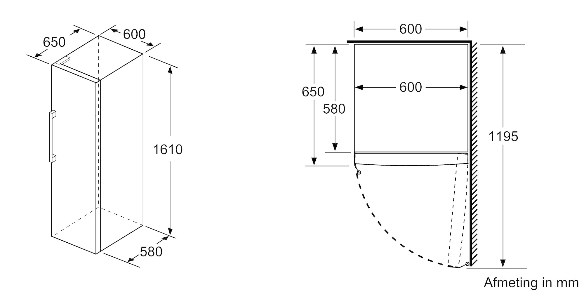Siemens GS29NVWEP Vrijstaande vriezer