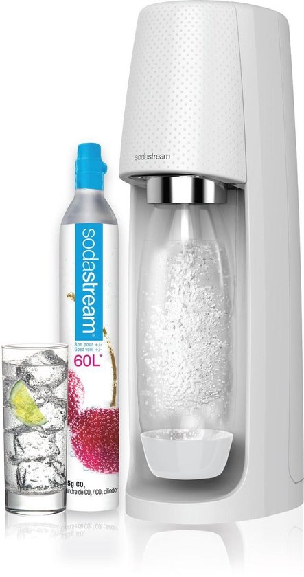 SodaStream Spirit White toestel incl. 60L CO2 cilinder