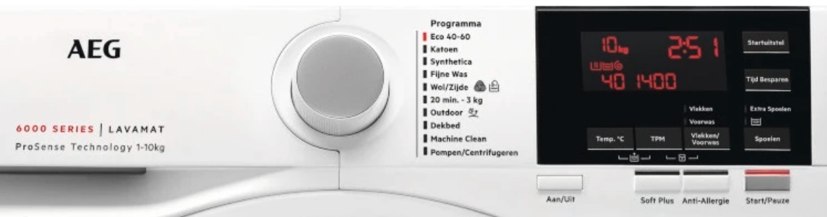 AEG L6FBMAXI Wasmachine ProSense