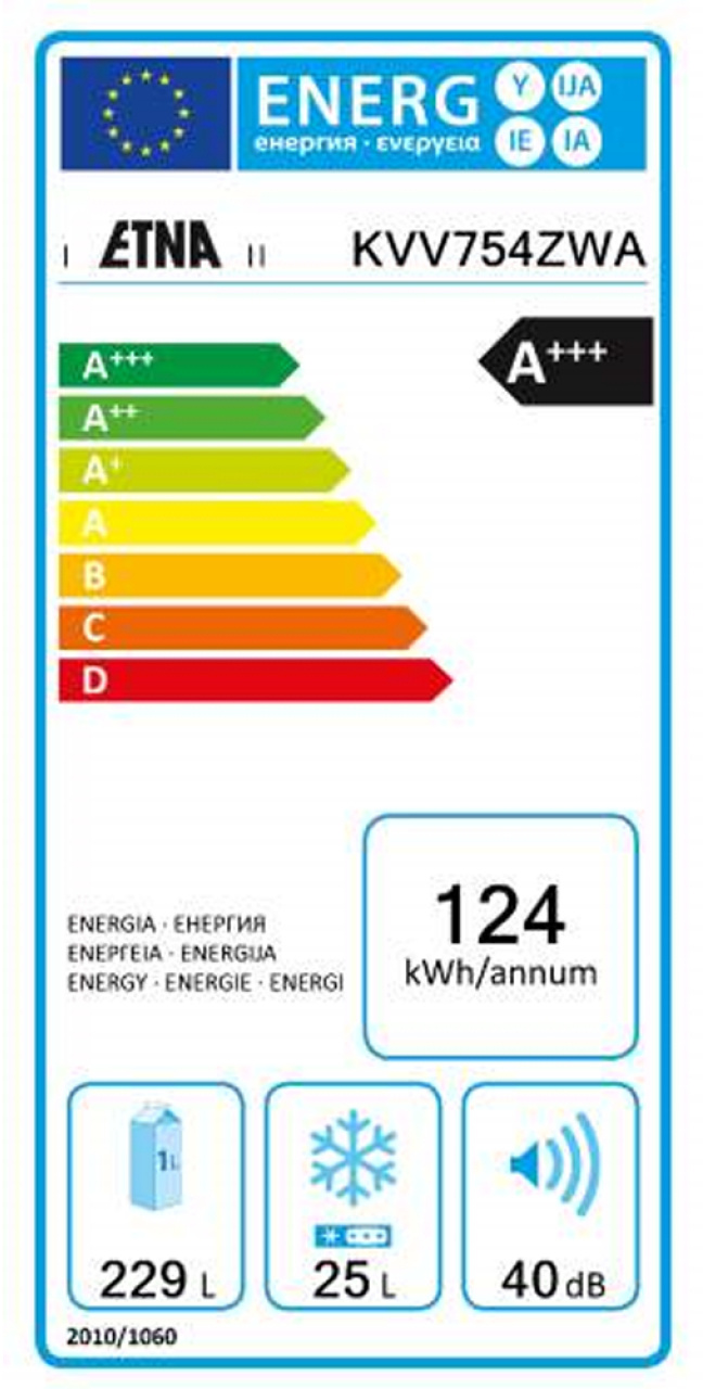 Etna KVV754ZWA Koelkast
