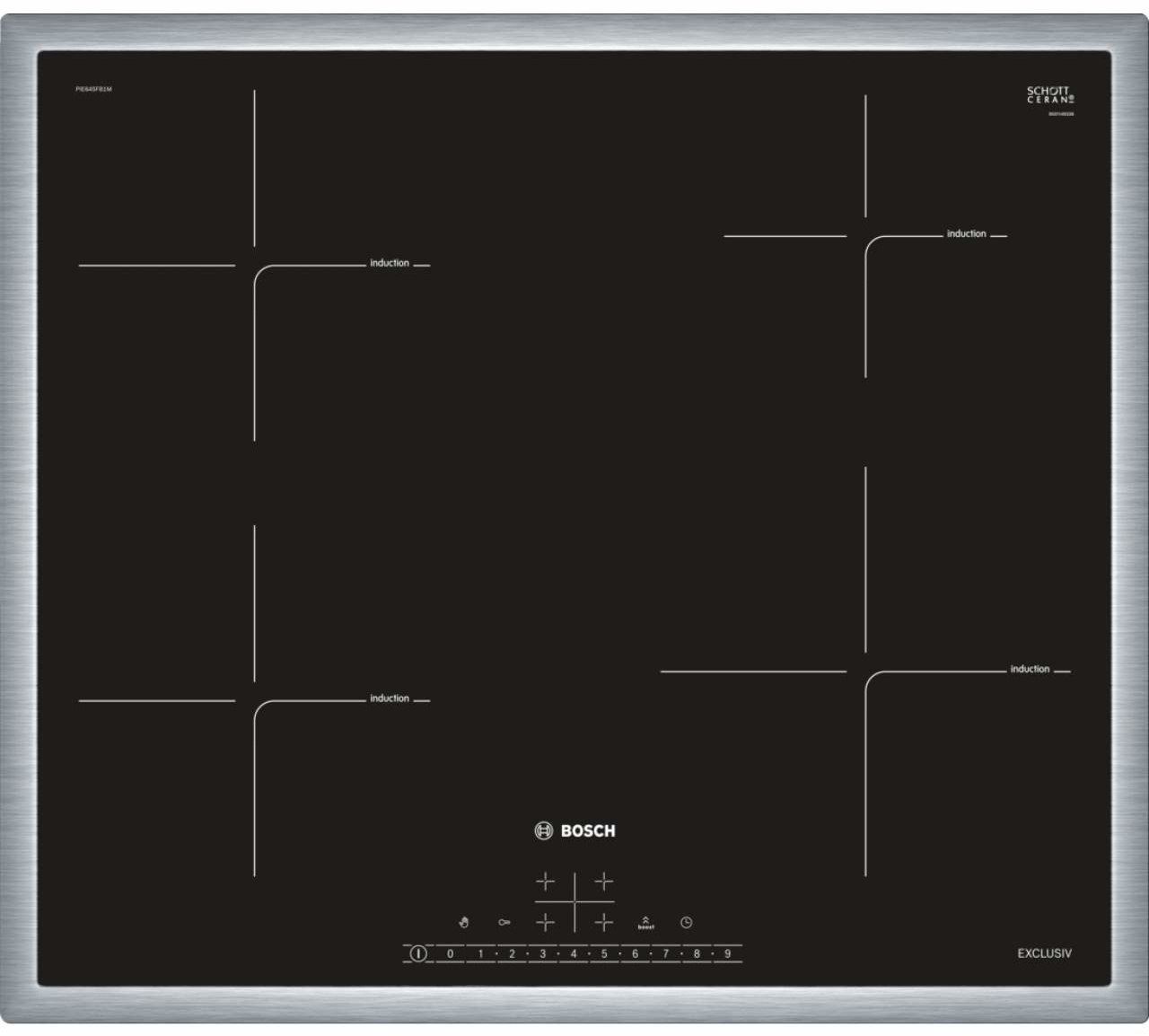 Bosch EXCLUSIV PIE645FB1M - Inductiekookplaat