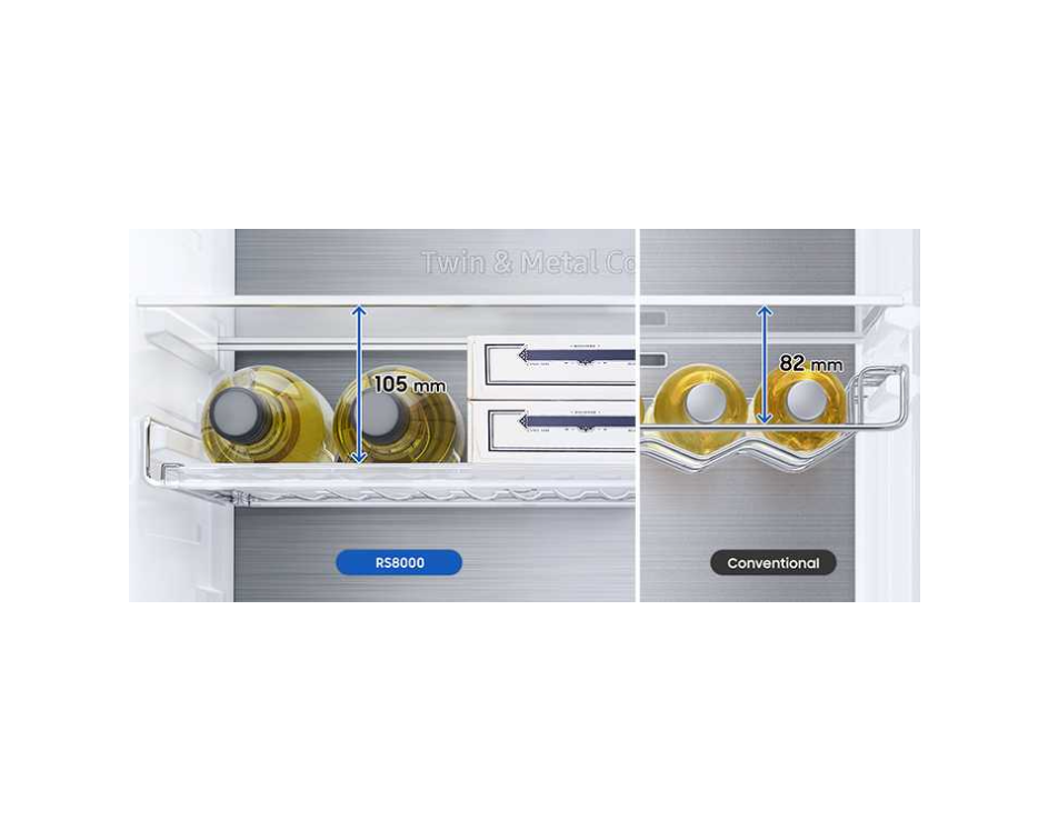 Samsung RB38A7B6BB1/EF - Koel-vriescombinatie