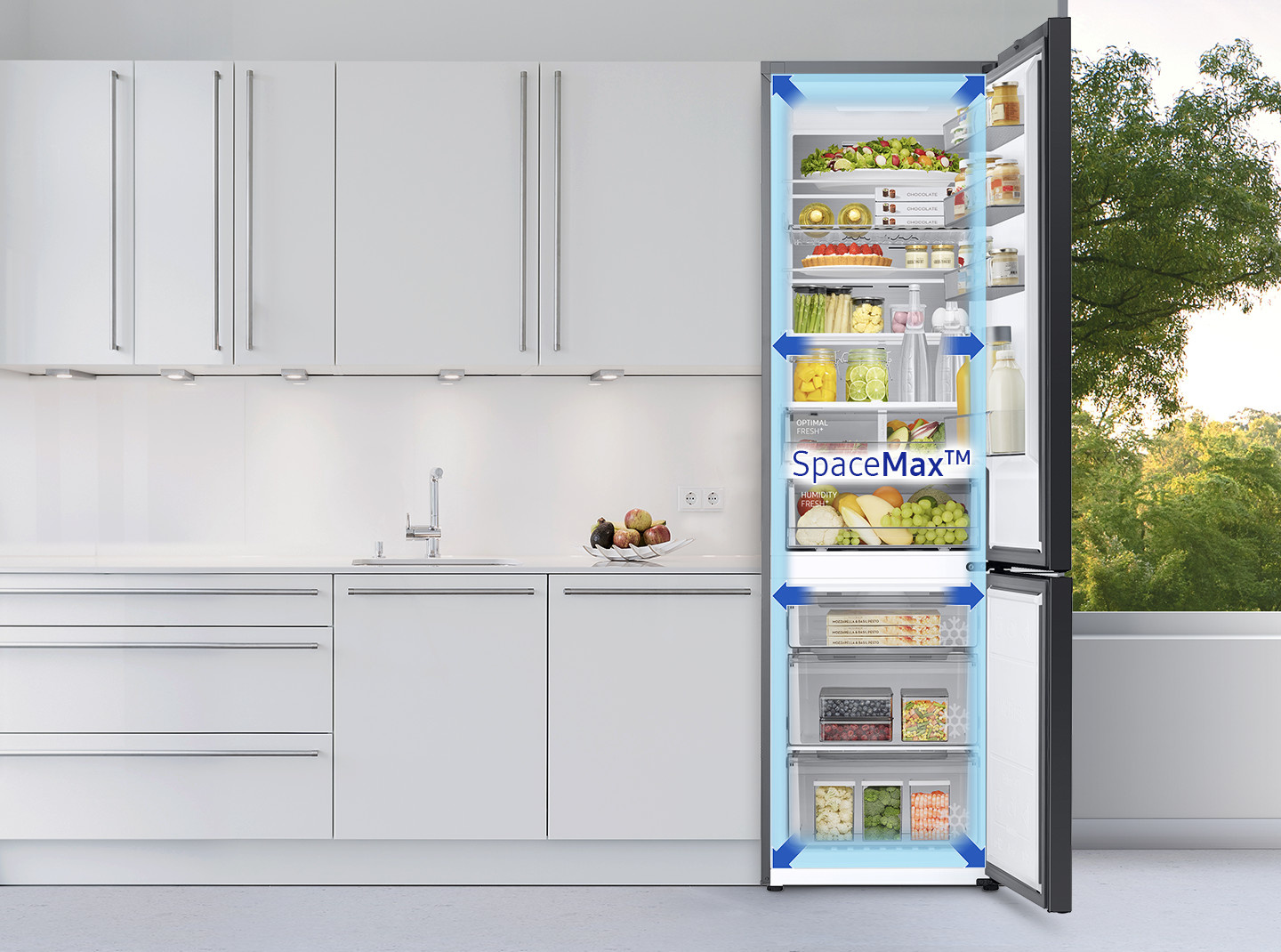 Samsung RB38A7B6BB1/EF - Koel-vriescombinatie