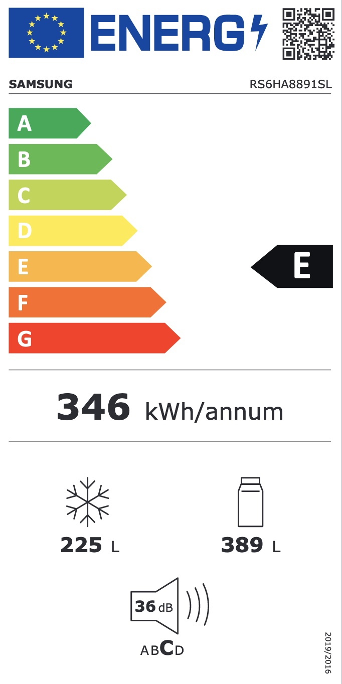 Samsung RS6HA8891SL/EF Family Hub - Amerikaanse koelkast