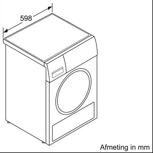 Siemens WT8HXM01NL Home Connect - Warmtepompdroger