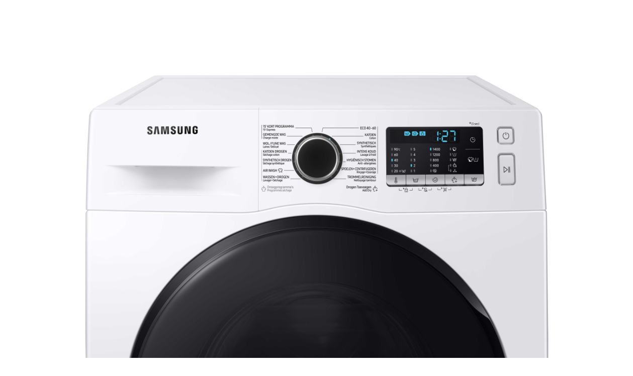 Samsung EcoBubble WD70TA049BE - Was-droogcombinatie