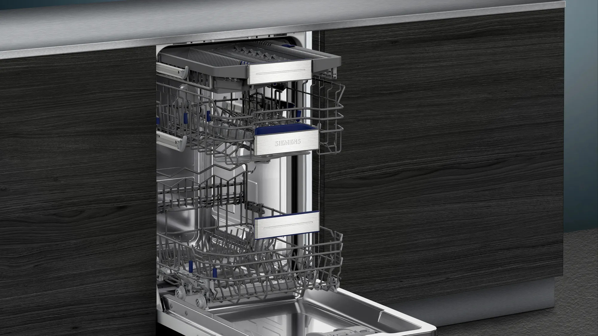 Siemens Half geïntegreerde vaatwasser SR55ZS11ME - Inbouw vaatwasser