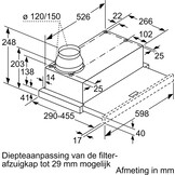 Siemens LI63LA526 - Vlakscherm afzuigkap