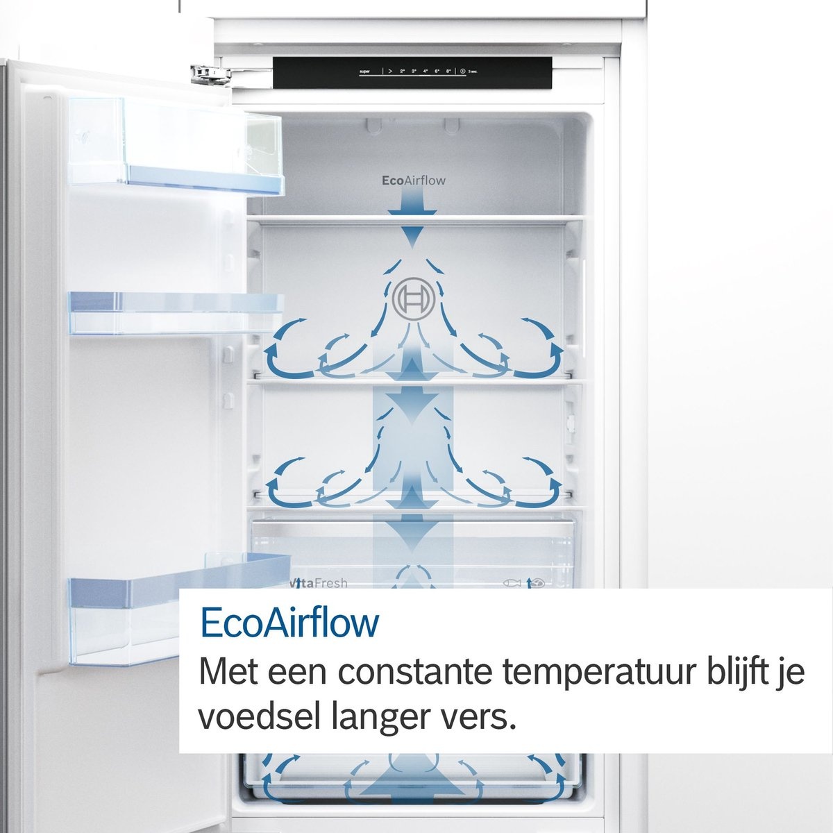 Bosch KIV86NSE0 - Inbouw koel-vriescombinatie