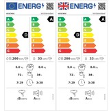 Hisense WD5I8043BWF - Was-droogcombinatie
