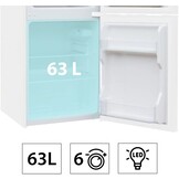 Manta MM545DWH - Koel-vriescombinatie