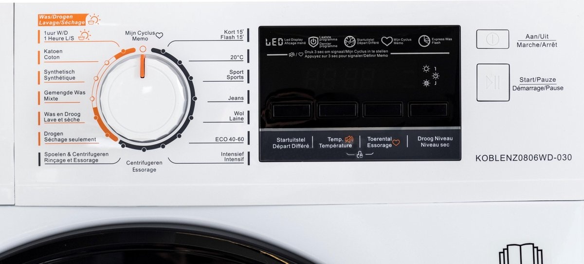 Frilec KOBLENZ0806WD-030 - Was-droogcombinatie