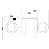 Whirlpool FFBBE 7469 BSEV - Wasmachine