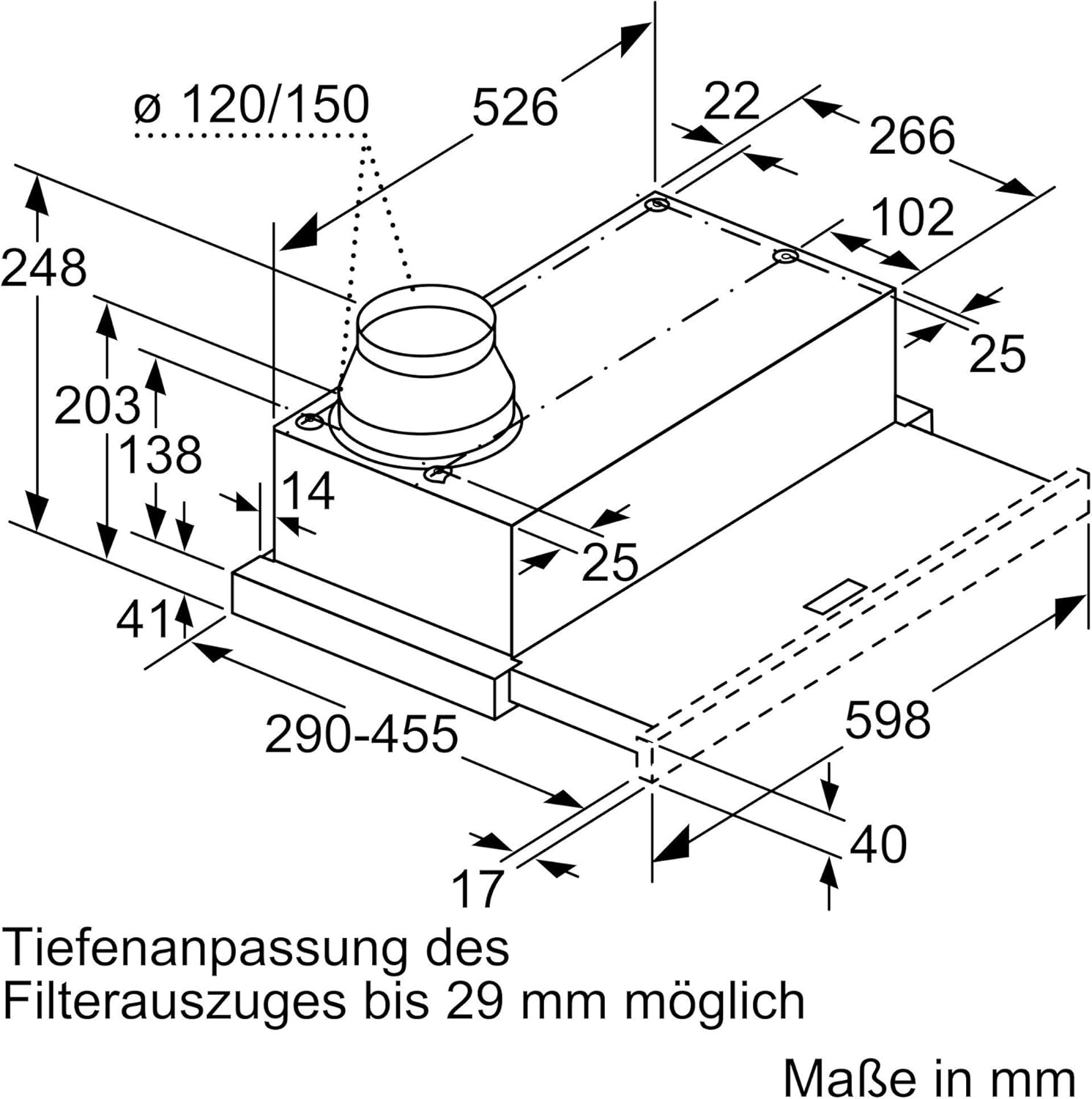 Bosch DFL064A52 - Vlakscherm afzuigkap