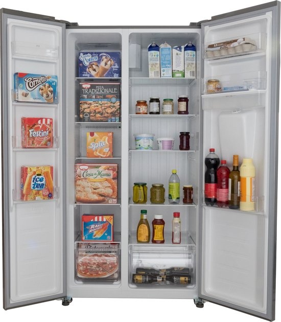 Exquisit SBS146-WS-040ES - Amerikaanse koelkast