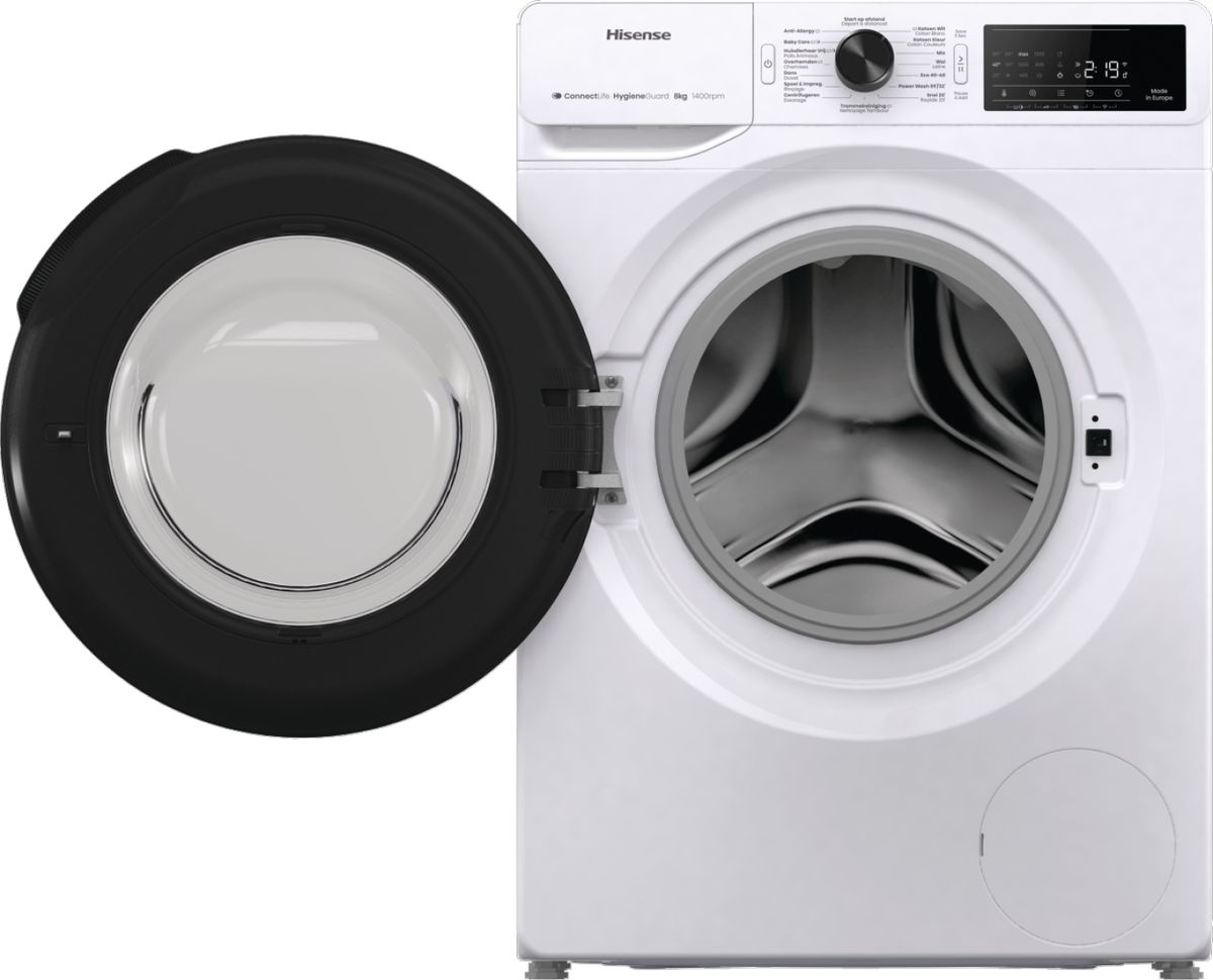 Hisense WF3V843BW/BLX - Wasmachine