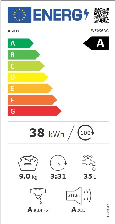 ASKO W5096RG - Wasmachine