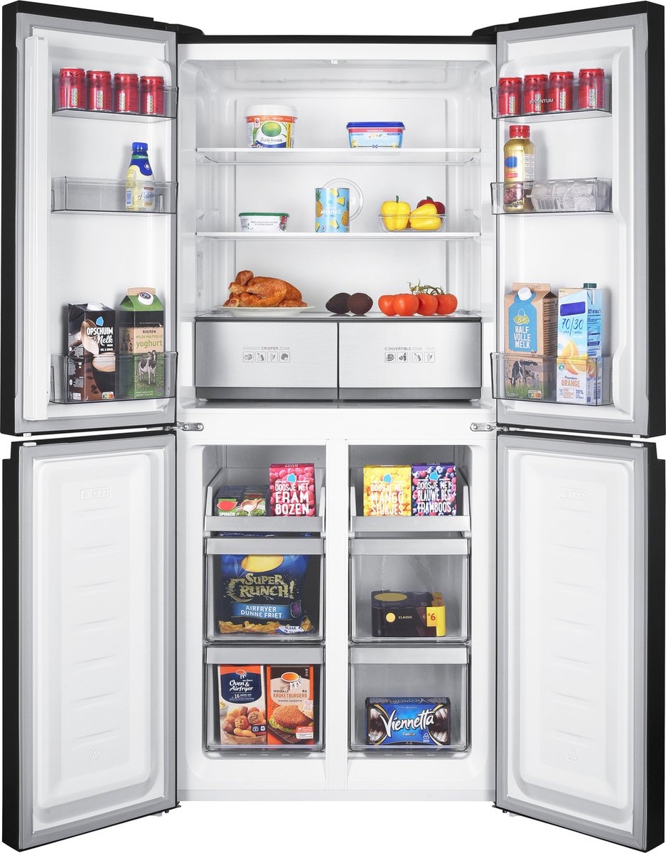 Inventum SKV4180B - Amerikaanse koelkast