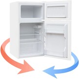 Manta MM545DWH - Koel-vriescombinatie