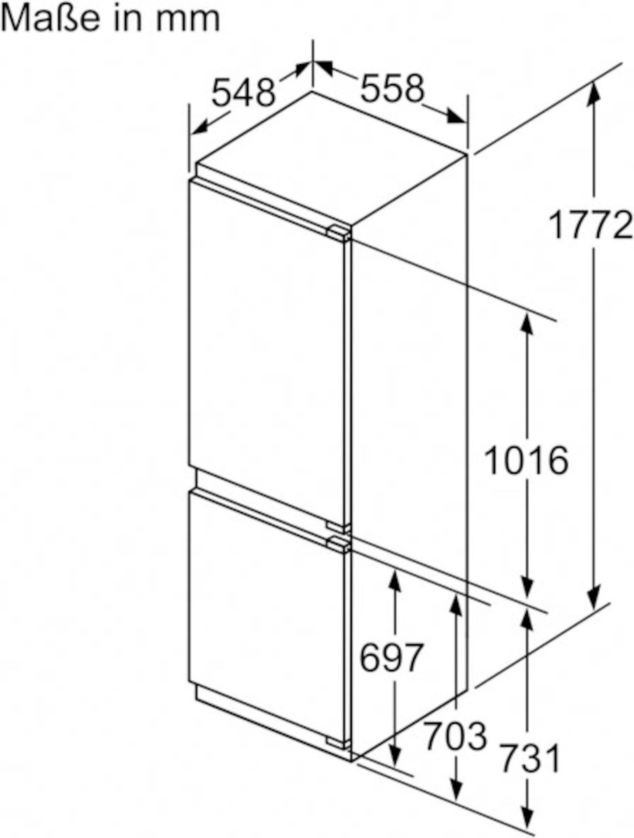 Bosch KIN86EDD0 - Inbouw koelkast