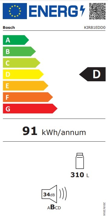 Bosch KIR81EDD0 EXCLUSIV - Inbouw koelkast