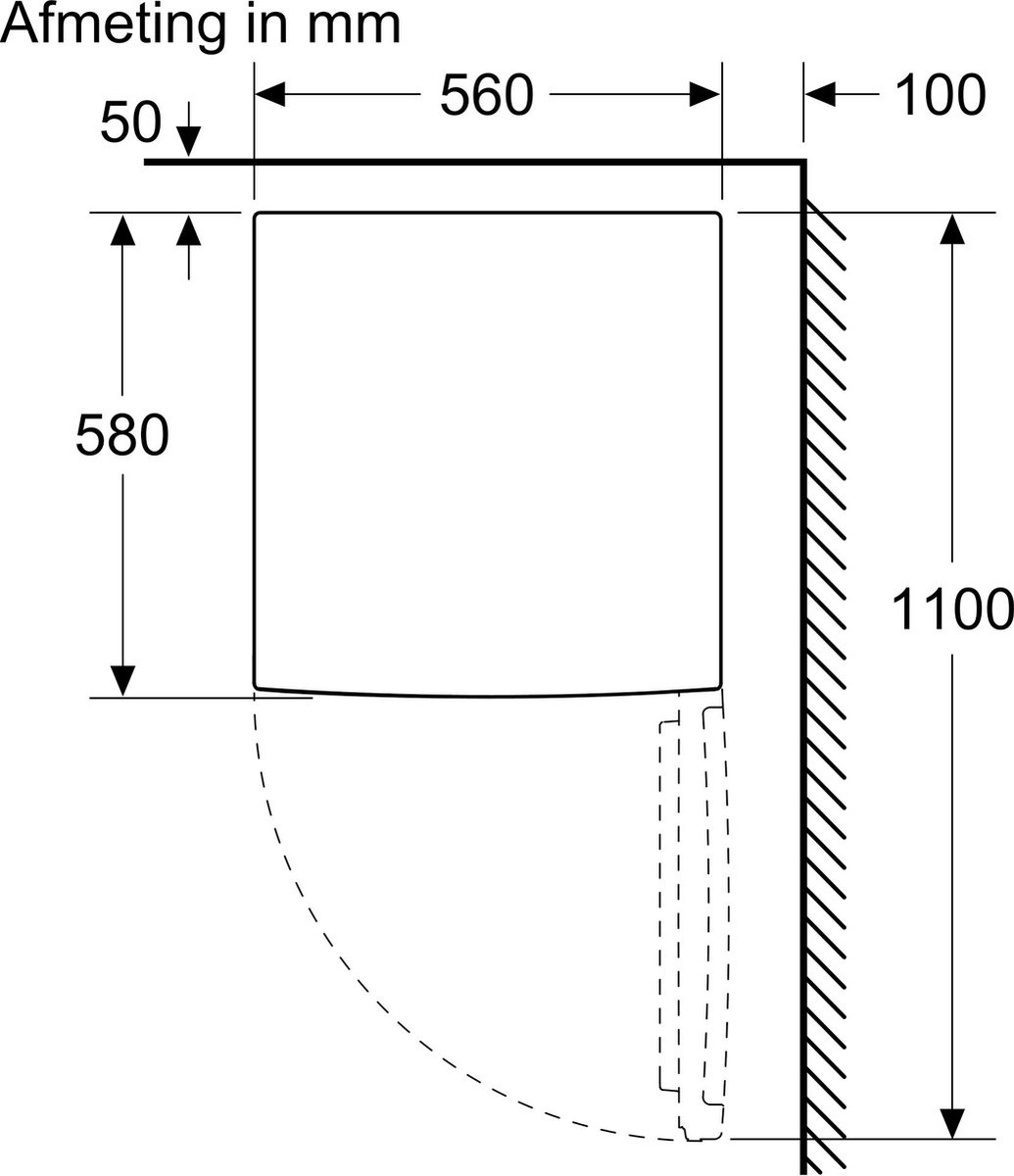 Bosch KTL15NWEB - Tafelmodel koelkast