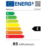 Manta MM520PW - Tafelmodel koelkast