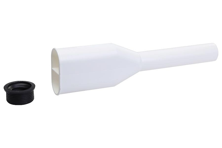 Afvoer verdubbelaar Y-stuk met dop