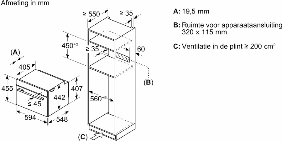 Siemens CM724G1B3 iQ700 extraKlasse - Inbouw oven