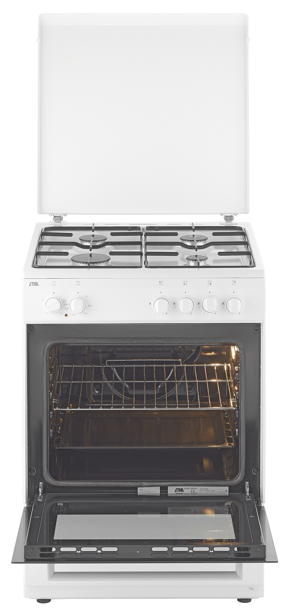 ETNA FGV160WIT - Gasfornuis