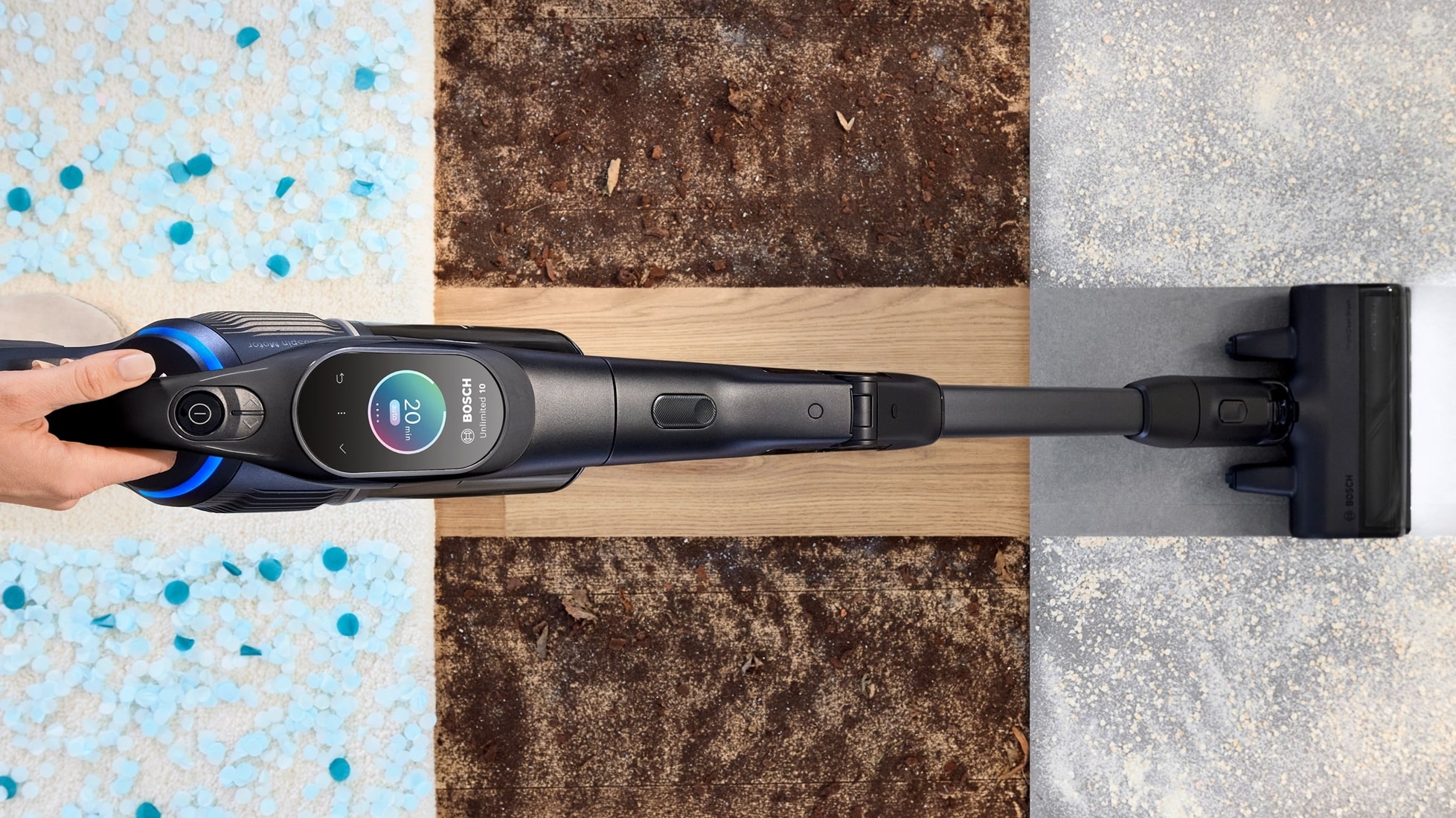 Bosch Unlimited 10 BXS1041BQC - Steelstofzuiger