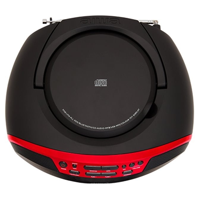 Aiwa BBTU-500DAB Rood - Radio