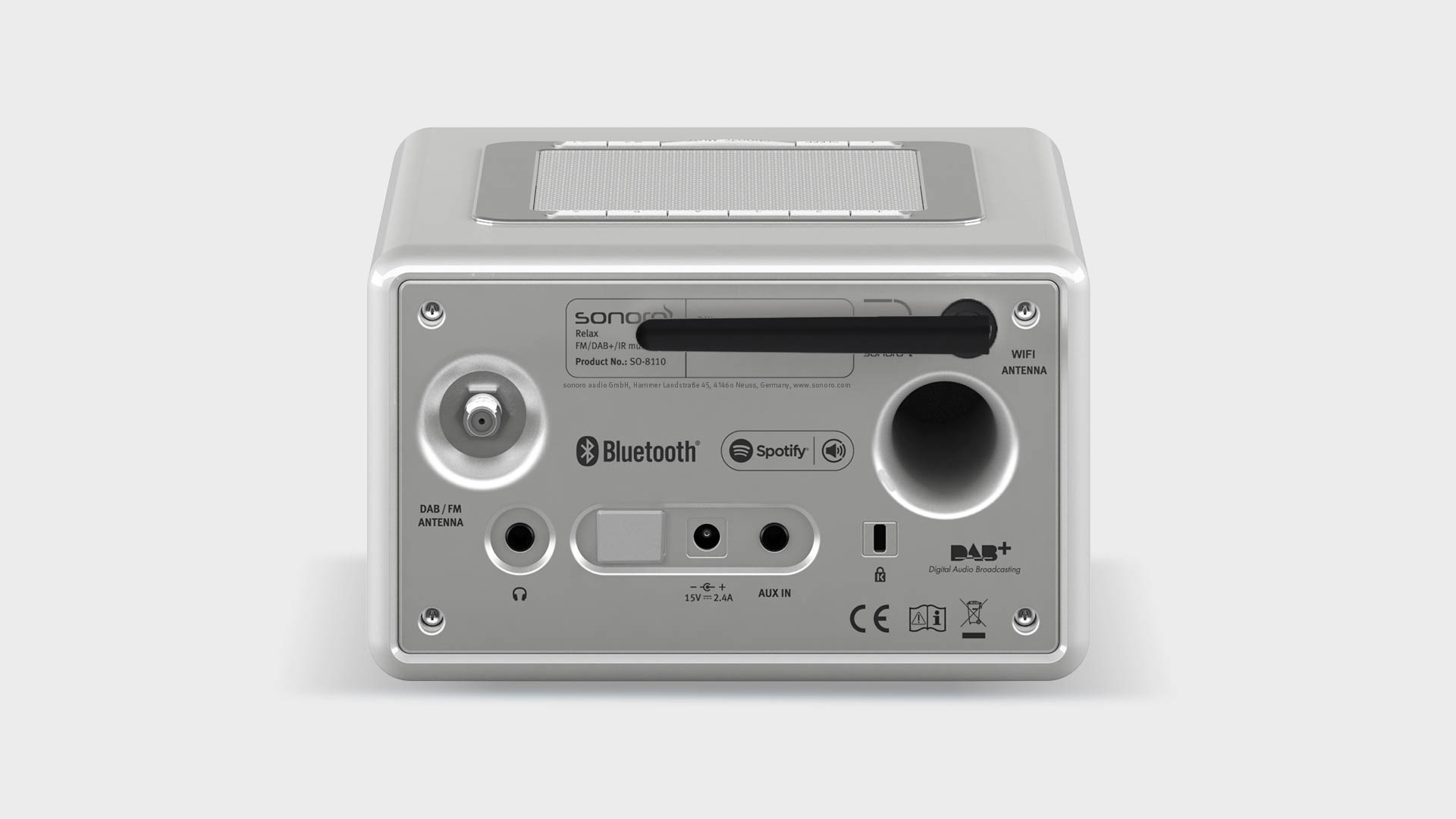 Sonoro RELAX X Zilver - Radio