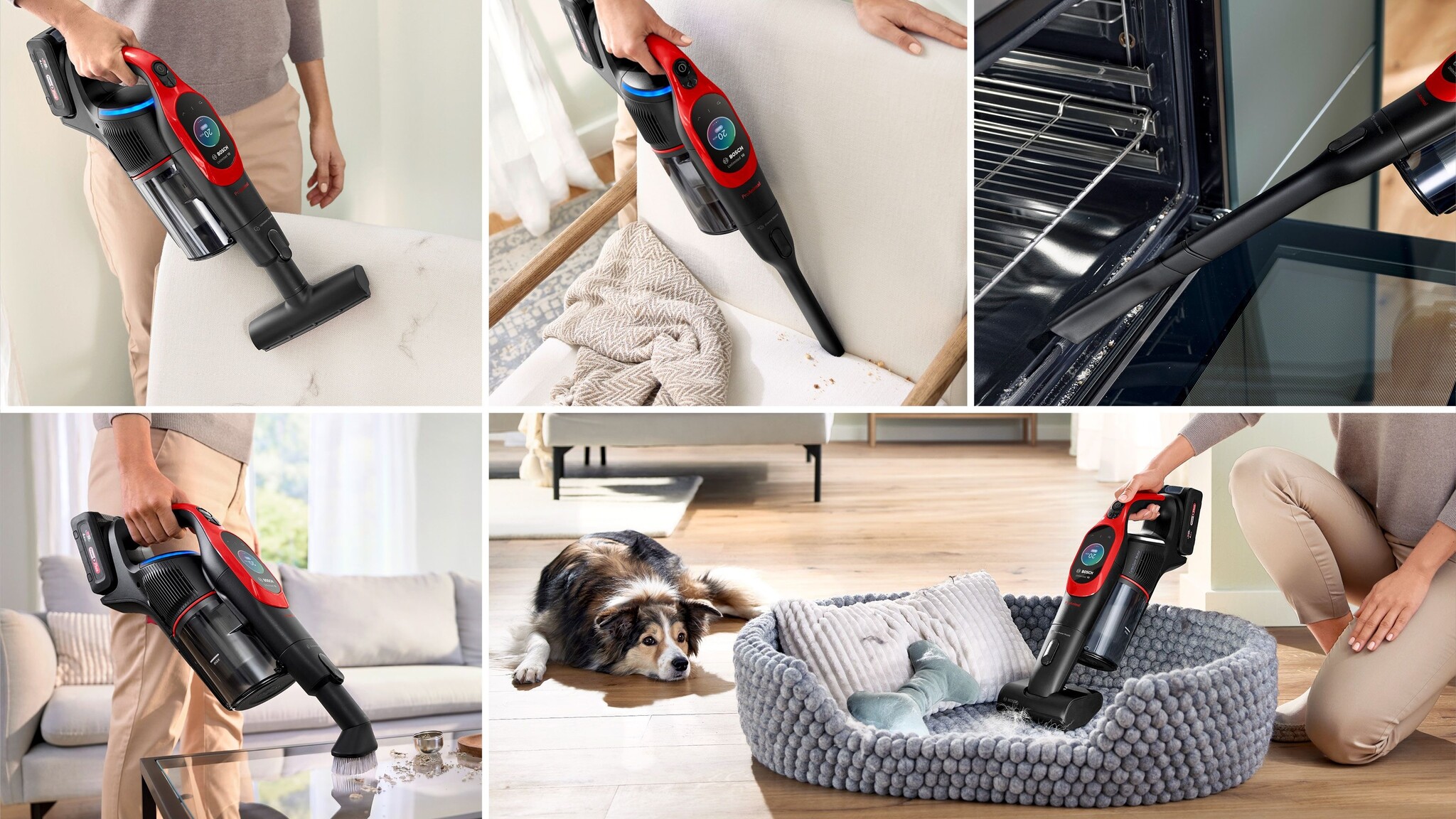 Bosch BCS1041PET Unlimited 10 - Steelstofzuiger
