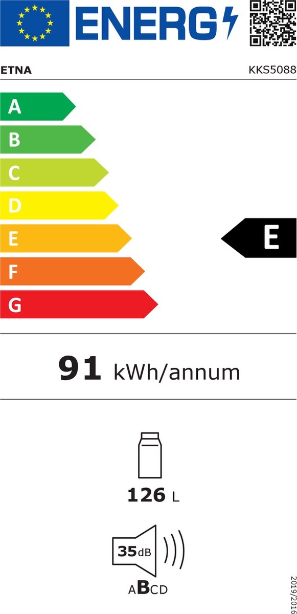 ETNA KKS5088 - Inbouw koelkast