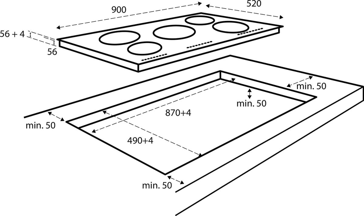 Inventum IKI9035 - Inductiekookplaat