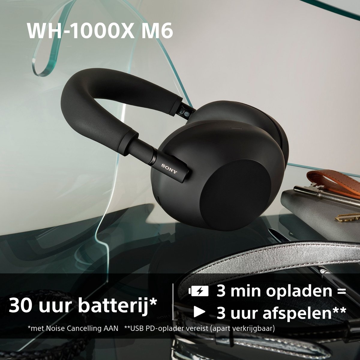 Sony WH-1000XM6 - Draadloze koptelefoon